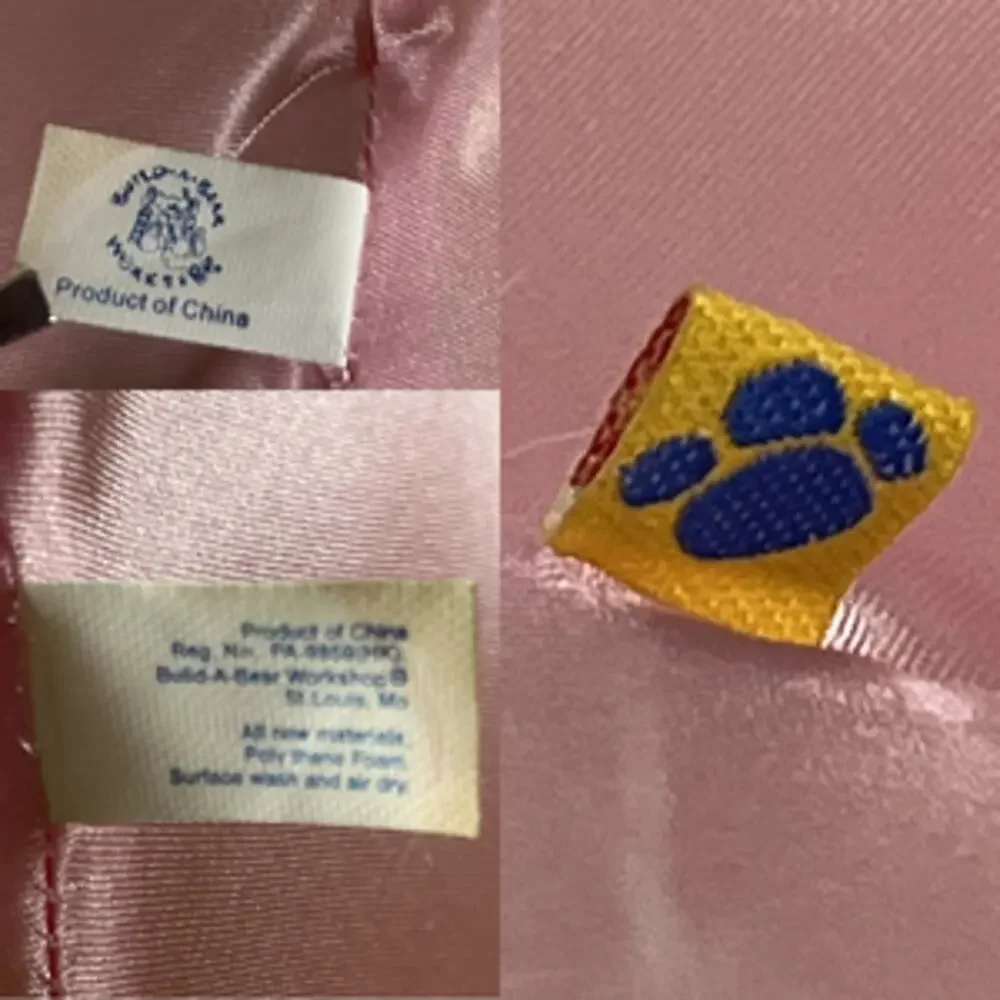 American Girl Doll Pink Satin Faux Fur Pet Bed Plush